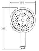 JOHNSON SUISSE Hand Shower WBFA300566CP - Mirage Trade & Distribution