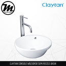 CLAYTAN Console Semi Recess Basin WB1504SR - Mirage Trade & Distribution