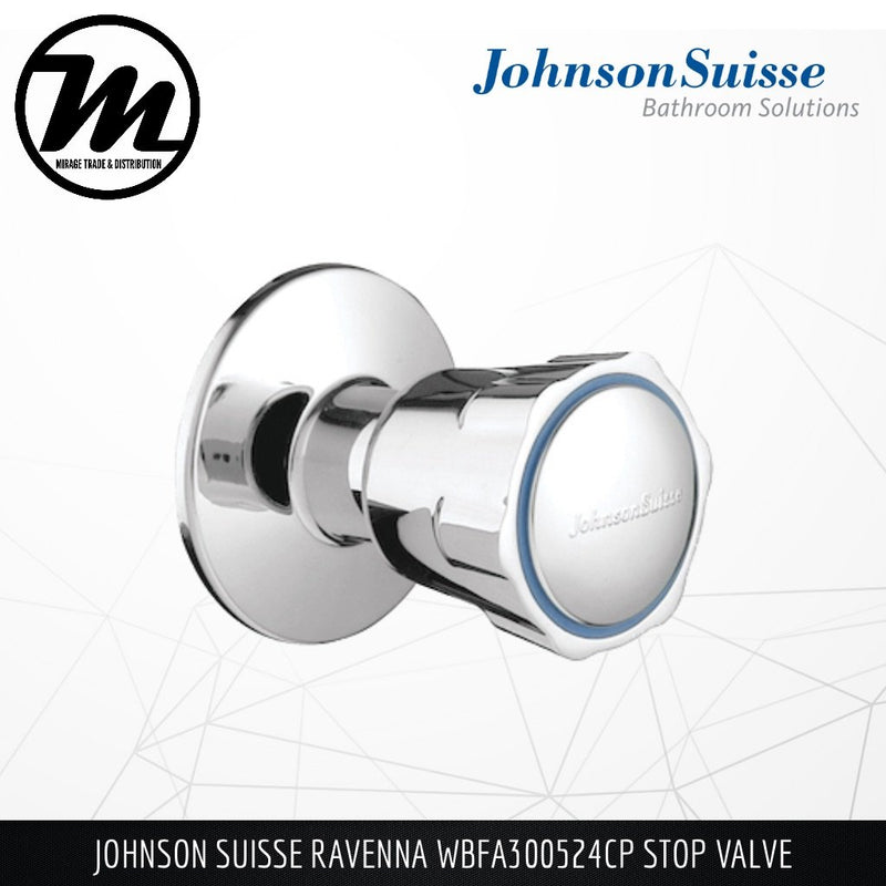 JOHNSON SUISSE Ravenna Stop Valve WBFA300524CP - Mirage Trade & Distribution
