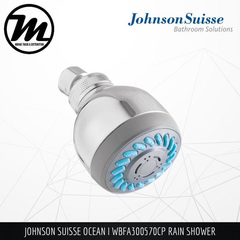 JOHNSON SUISSE Ocean I Rain Shower WBFA300570CP - Mirage Trade & Distribution