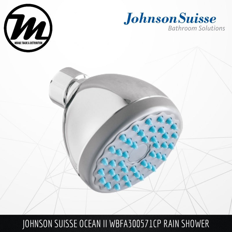 JOHNSON SUISSE Ocean II Rain Shower WBFA300571CP - Mirage Trade & Distribution
