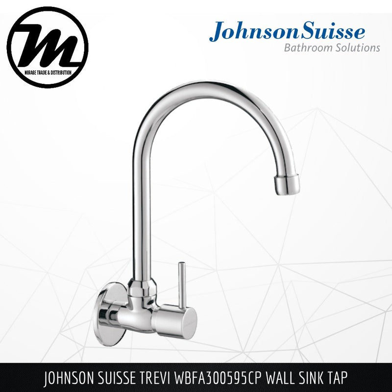 JOHNSON SUISSE Trevi Wall Sink Tap WBFA300595CP - Mirage Trade & Distribution