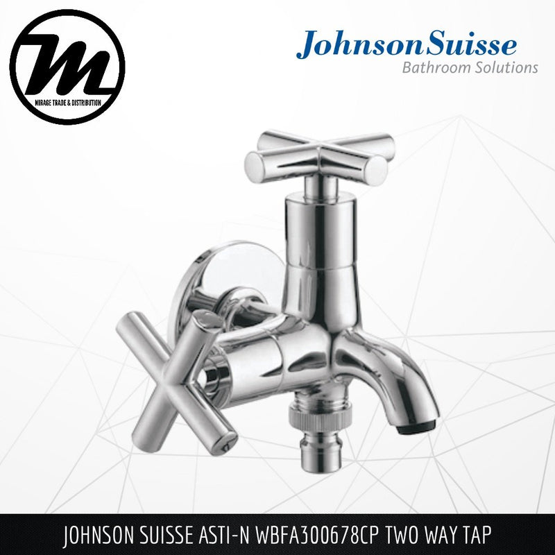 JOHNSON SUISSE Asti-N Two Way Tap WBFA300678CP - Mirage Trade & Distribution