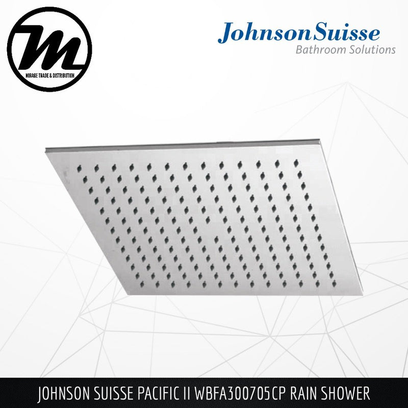 JOHNSON SUISSE Pacific II Rain Shower WBFA300705CP - Mirage Trade & Distribution