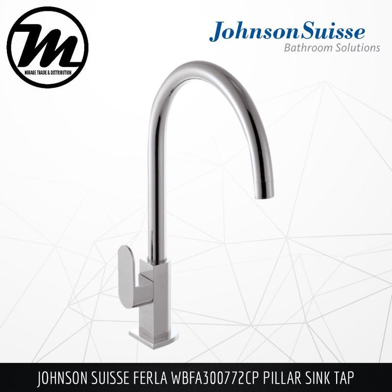 JOHNSON SUISSE Ferla Pillar Sink Tap WBFA300772CP - Mirage Trade & Distribution