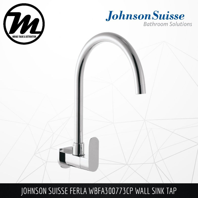 JOHNSON SUISSE Ferla Wall Sink Tap WBFA300773CP - Mirage Trade & Distribution