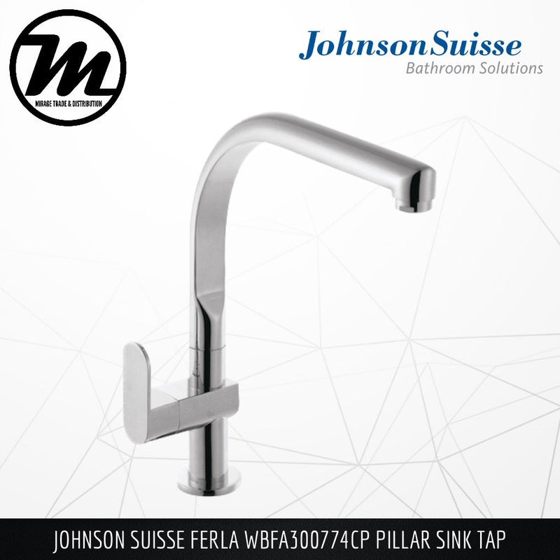 JOHNSON SUISSE Ferla Pillar Sink Tap WBFA300774CP - Mirage Trade & Distribution