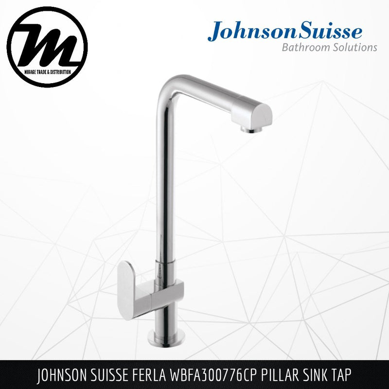 JOHNSON SUISSE Ferla Pillar Sink Tap WBFA300776CP - Mirage Trade & Distribution