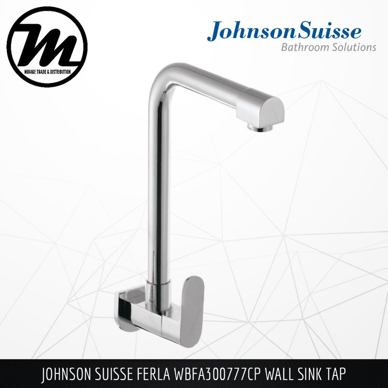 JOHNSON SUISSE Ferla Wall Sink Tap WBFA300777CP - Mirage Trade & Distribution
