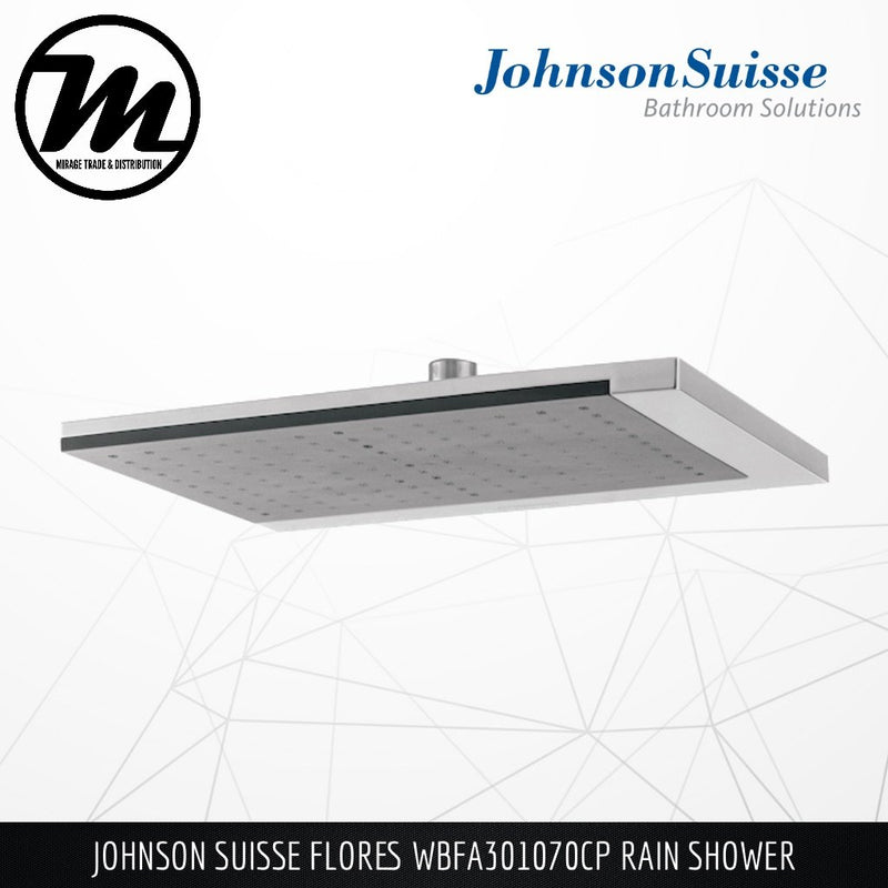 JOHNSON SUISSE Flores Rain Shower WBFA301070CP - Mirage Trade & Distribution