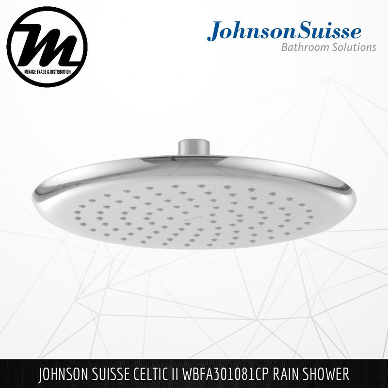 JOHNSON SUISSE Celtic II Rain Shower WBFA301081CP - Mirage Trade & Distribution