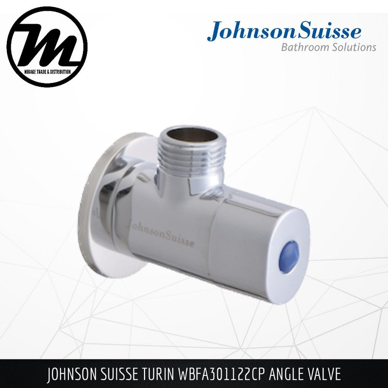 JOHNSON SUISSE Turin Angle Valve WBFA301122CP - Mirage Trade & Distribution