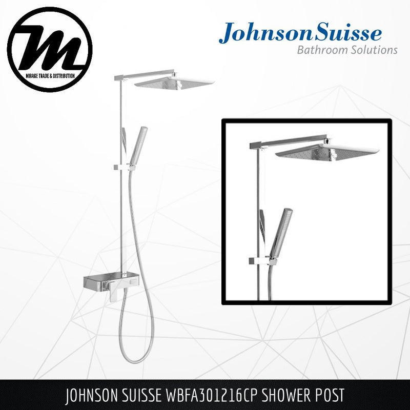 JOHNSON SUISSE Shower Post WBFA301216CP - Mirage Trade & Distribution