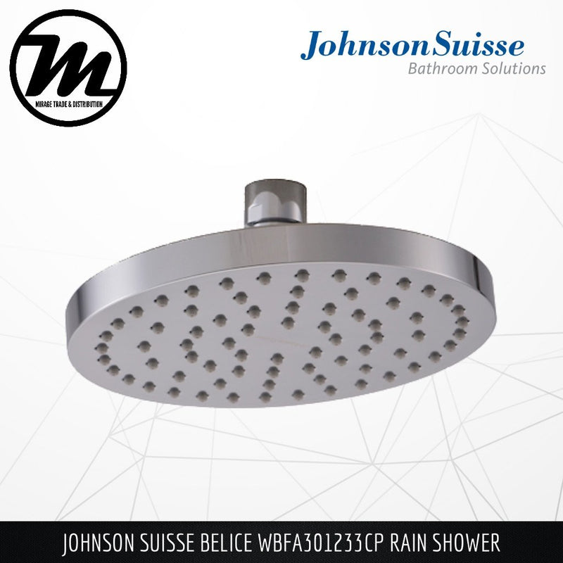 JOHNSON SUISSE Belice Rain Shower WBFA301233CP - Mirage Trade & Distribution
