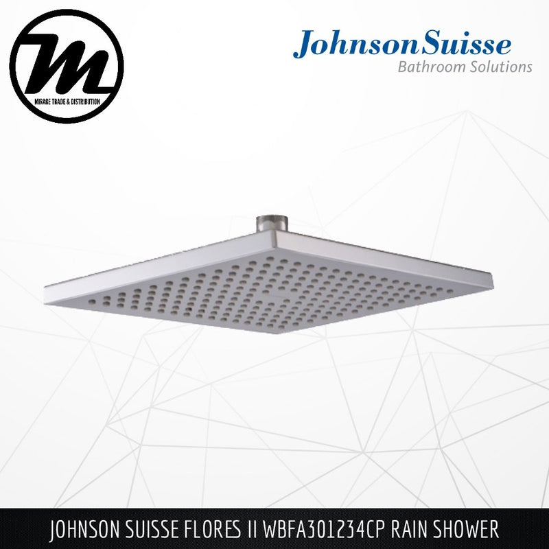 JOHNSON SUISSE Flores II Rain Shower WBFA301234CP - Mirage Trade & Distribution