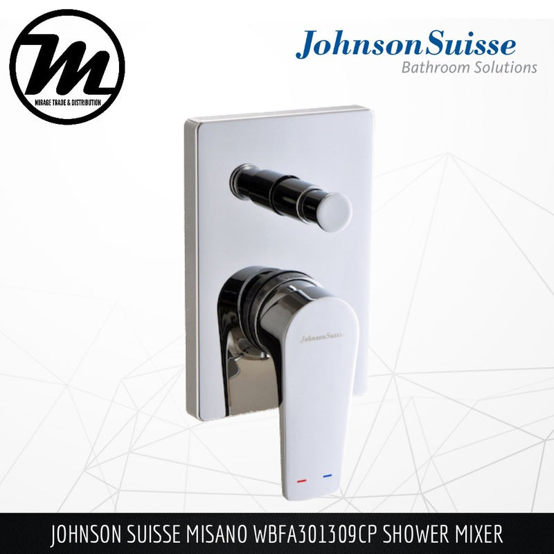 JOHNSON SUISSE Misano Concealed Shower Mixer WBFA301309CP - Mirage Trade & Distribution