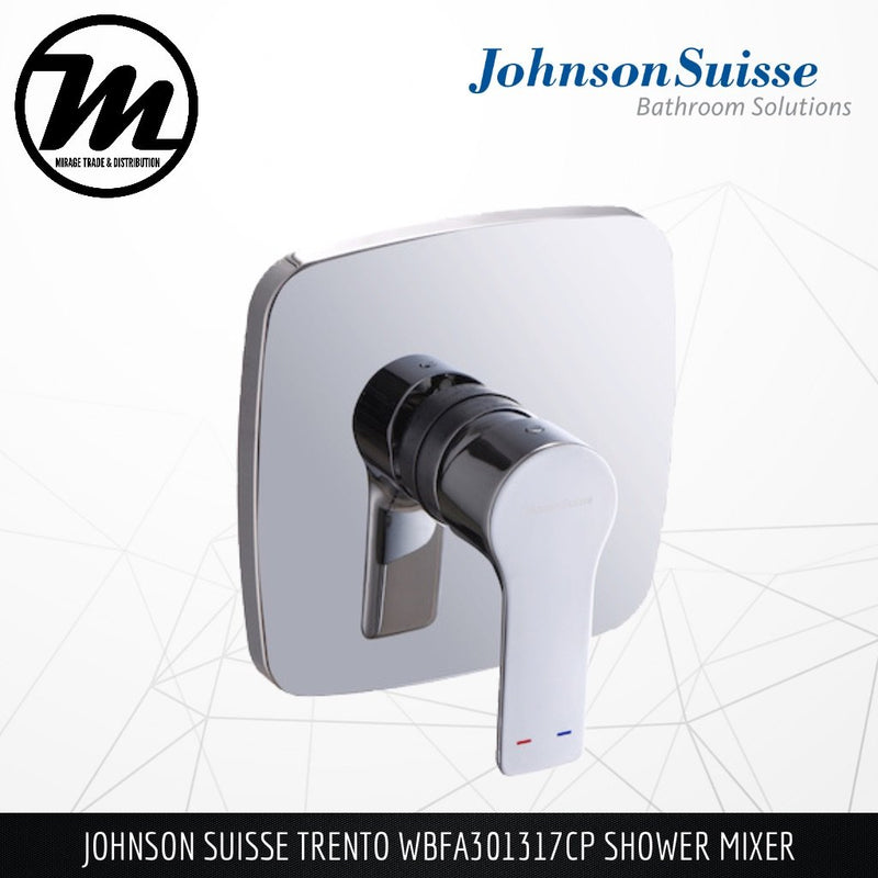 JOHNSON SUISSE Trento Concealed Shower Mixer WBFA301317CP - Mirage Trade & Distribution