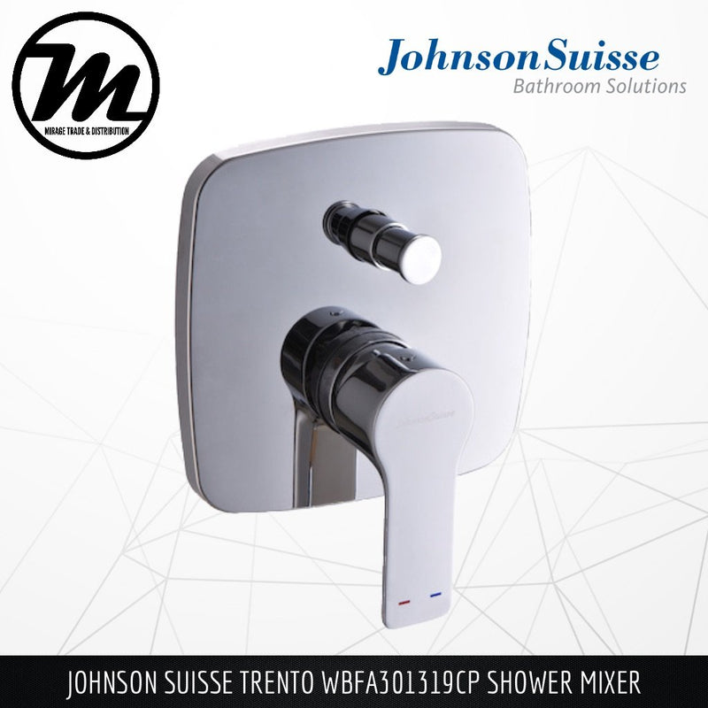 JOHNSON SUISSE Trento Concealed Shower Mixer WBFA301319CP - Mirage Trade & Distribution