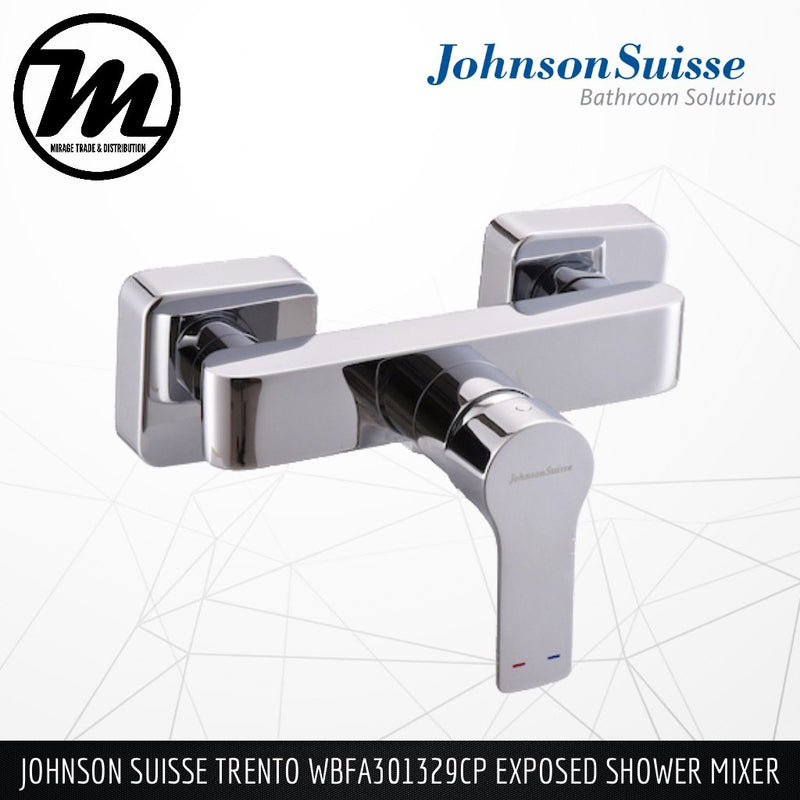 JOHNSON SUISSE Trento Exposed Shower Mixer WBFA301329CP - Mirage Trade & Distribution