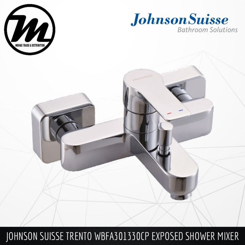 JOHNSON SUISSE Trento Exposed Shower Mixer WBFA301330CP - Mirage Trade & Distribution