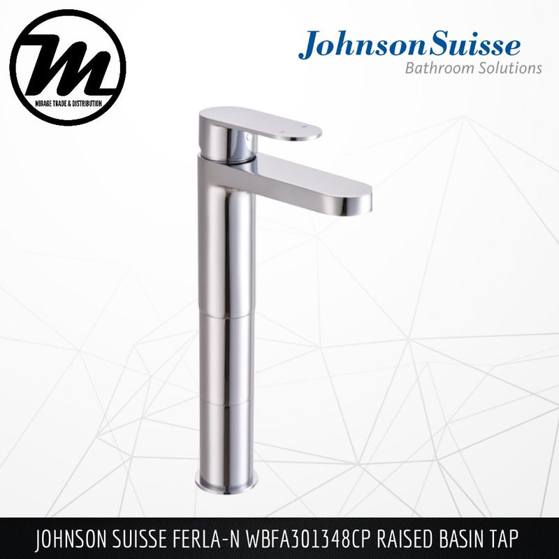 JOHNSON SUISSE Ferla-N Raised Basin Tap WBFA301348XX - Mirage Trade & Distribution