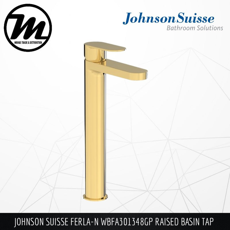 JOHNSON SUISSE Ferla-N Raised Basin Tap WBFA301348XX - Mirage Trade & Distribution