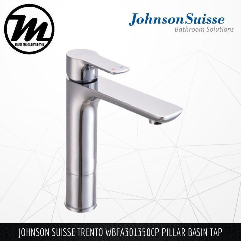 JOHNSON SUISSE Trento Pillar Basin Tap WBFA301350CP - Mirage Trade & Distribution
