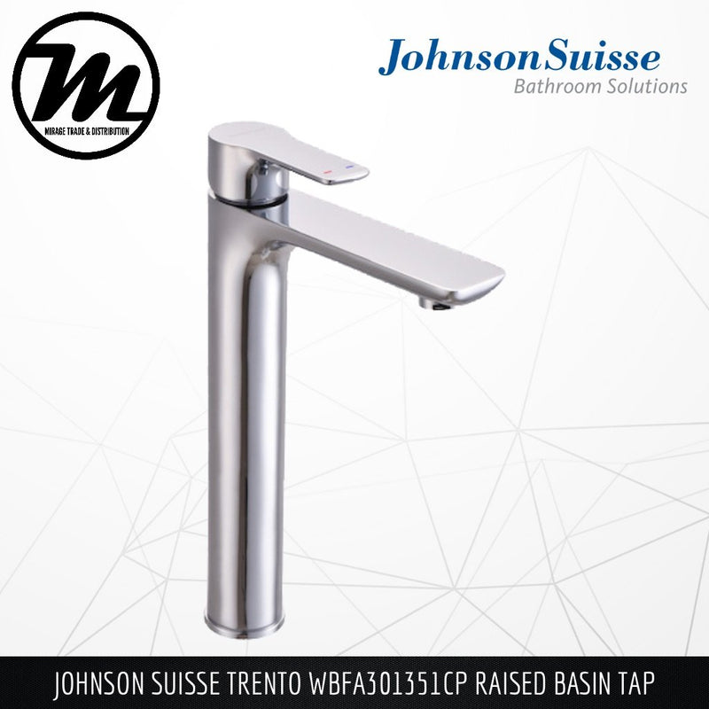 JOHNSON SUISSE Trento Raised Basin Tap WBFA301351CP - Mirage Trade & Distribution