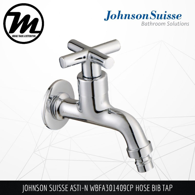 JOHNSON SUISSE Asti-N Hose Bib Tap WBFA301409CP - Mirage Trade & Distribution