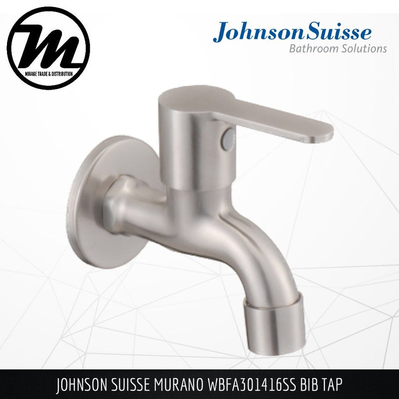 JOHNSON SUISSE Murano Bib Tap WBFA301416SS - Mirage Trade & Distribution
