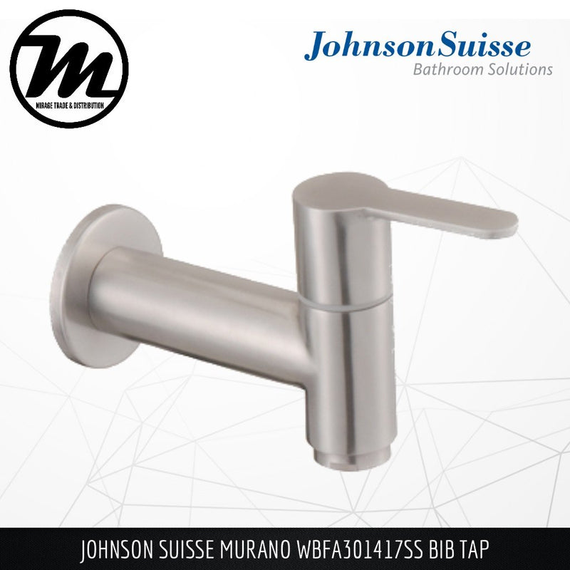 JOHNSON SUISSE Murano Bib Tap WBFA301417SS - Mirage Trade & Distribution