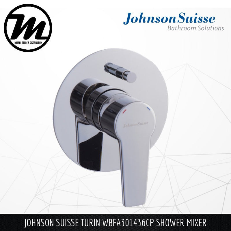 JOHNSON SUISSE Turin Concealed Shower Mixer WBFA301436CP - Mirage Trade & Distribution