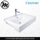 CLAYTAN Taurus Semi Recess Basin WBFC1018SR - Mirage Trade & Distribution