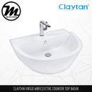 CLAYTAN Virgo Counter Top Basin WBFC1577 - Mirage Trade & Distribution