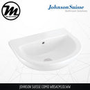 JOHNSON SUISSE Como Wall Hung Basin WBSACM101WW - Mirage Trade & Distribution