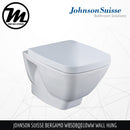 JOHNSON SUISSE Bergamo Square Wall Hung Toilet Bowl WBSDBQ010WW - Mirage Trade & Distribution