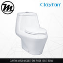 CLAYTAN Virgo One Piece Toilet Bowl WC1677 - Mirage Trade & Distribution