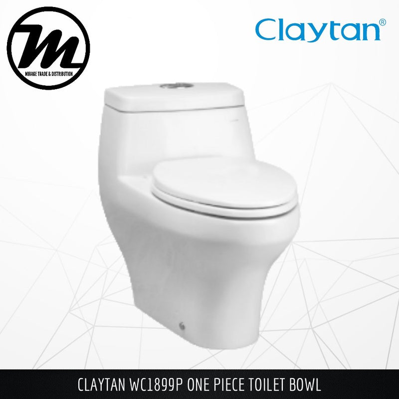 CLAYTAN One Piece Toilet Bowl WC1899P - Mirage Trade & Distribution