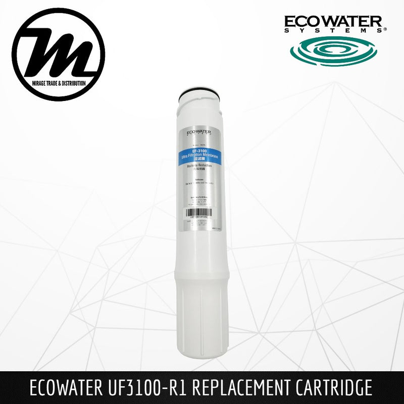 ECOWATER R1-UF3100 Healthy Drinking Water Filter Replacement Cartridge - Mirage Trade & Distribution