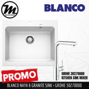 [PROMOTION] BLANCO Naya 6 Silgranit™ PuraDur™ Kitchen Granite Sink (with GROHE Kitchen Mixer) Made in Germany - Mirage Trade & Distribution