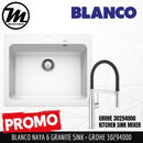[PROMOTION] BLANCO Naya 6 Silgranit™ PuraDur™ Kitchen Granite Sink (with GROHE Kitchen Mixer) Made in Germany - Mirage Trade & Distribution