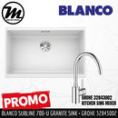[PROMOTION] BLANCO Subline 700-U Silgranit™ PuraDur™ Kitchen Granite Sink With InFino™ Waste(with GROHE Kitchen Mixer) - Mirage Trade & Distribution