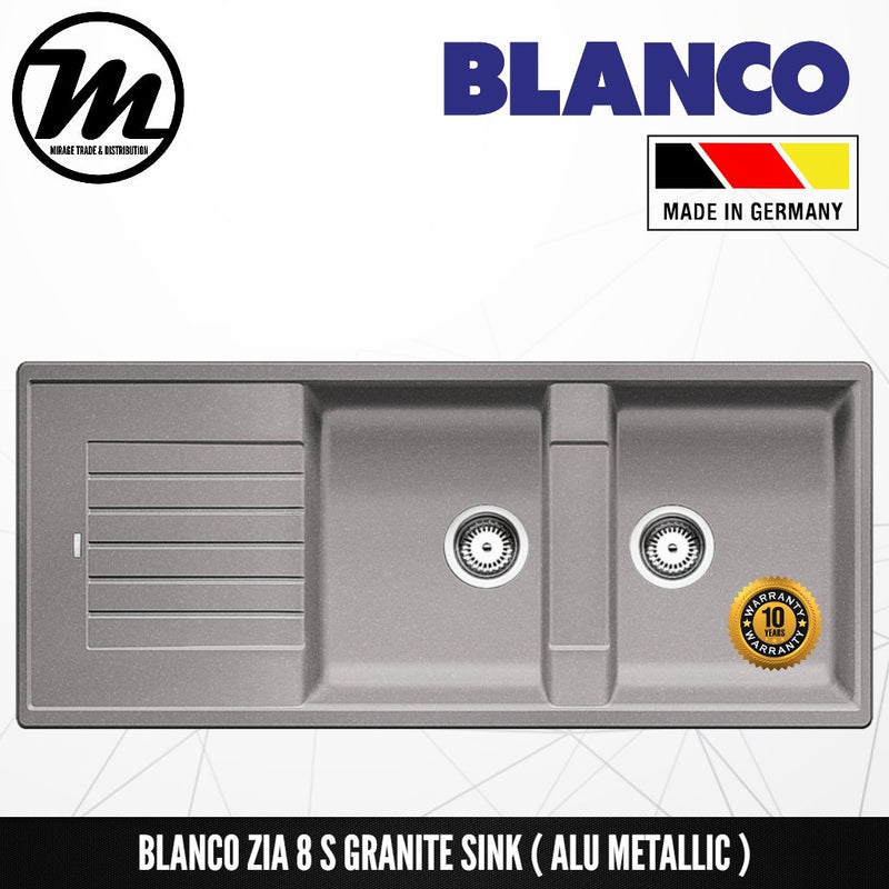 BLANCO Zia 8S Silgranit™ PuraDur™ Granite Sink - Mirage Trade & Distribution