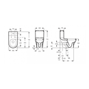 JOHNSON SUISSE Pisa One Piece Toilet Bowl WBSEP110WW - Mirage Trade & Distribution