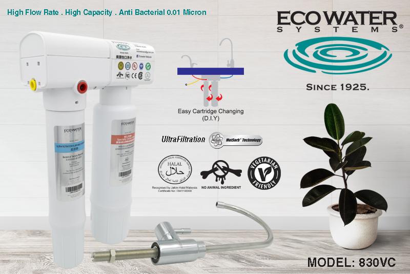 ECOWATER 830VC Healthy Drinking Water Dual Filtration System - Mirage Trade & Distribution