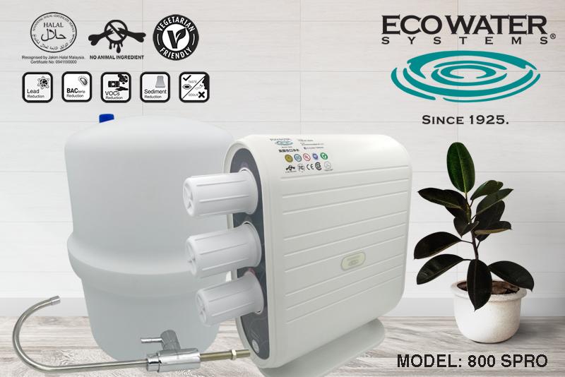 ECOWATER 800 SPRO Undersink Drinking Water Filter System (Reserve Osmosis) - Mirage Trade & Distribution