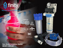 FINITY MOD1-CB12C Commercial Water Filtration System [Halal Certified] + Pre-Filter Set + Flow Meter - Mirage Trade & Distribution